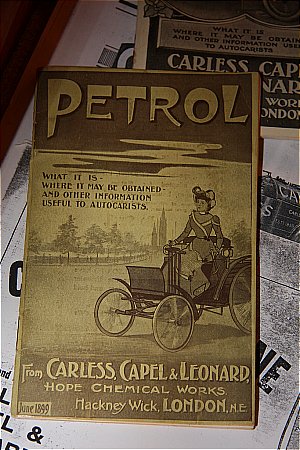 CARLESS 1899 PETROL BROCHURE - click to enlarge